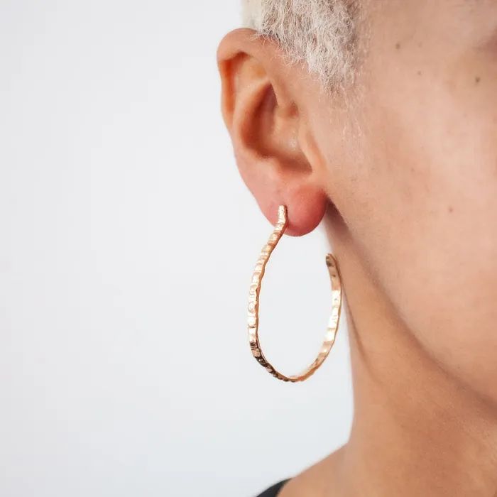 Thin Gold Urchin Hoops Lauren Wolf Jewelry PreStyled Sets