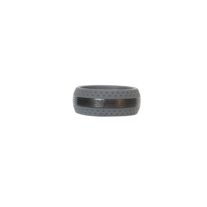 Armani Rings Armani Mens Ring Gray Black Steel