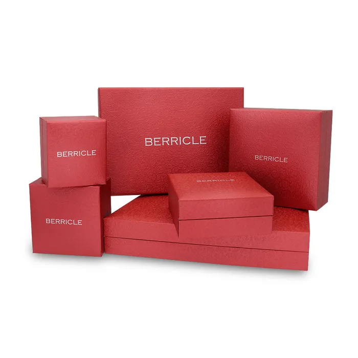 BERRICLE Earrings Solitaire Bezel Cushion CZ Set in Sterling Silver