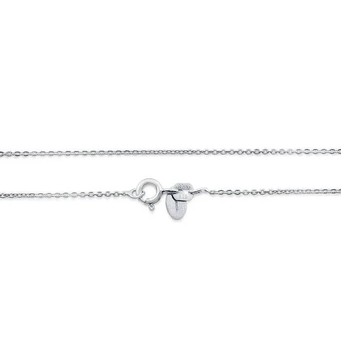 BERRICLE Necklaces Italian Rolo Chain Necklace in Sterling Silver