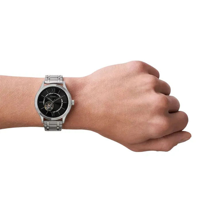 Bracelets Fossil Fossil Mens Fenmore Automatic Stainless Steel Watch