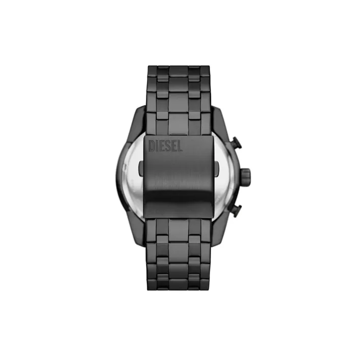 Diesel Bracelets Diesel Mens Split Chronograph BlackTone Stainless Steel Watch