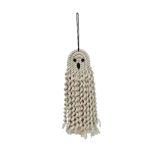 Dropshipped via Social Commerce Network Necklaces MERISHOPP Hanging Ghost Decoration Hand Woven Ghost for Yard Front Door Tree Dropshipped via Social Commerce Network Necklaces MERISHOPP Hanging Ghost Decoration Hand Woven Ghost for Yard Front Door Tree
