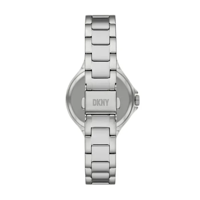 Earrings DKNY Chambers Ladies Silver Dial Silver Stainless Steel Watch Dkny