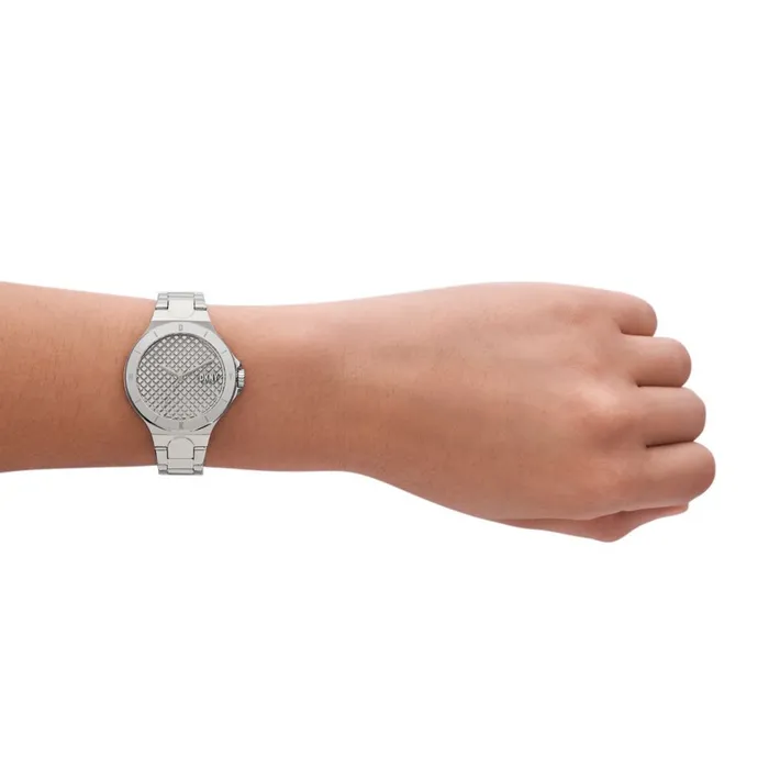 Earrings DKNY Chambers Ladies Silver Dial Silver Stainless Steel Watch Dkny
