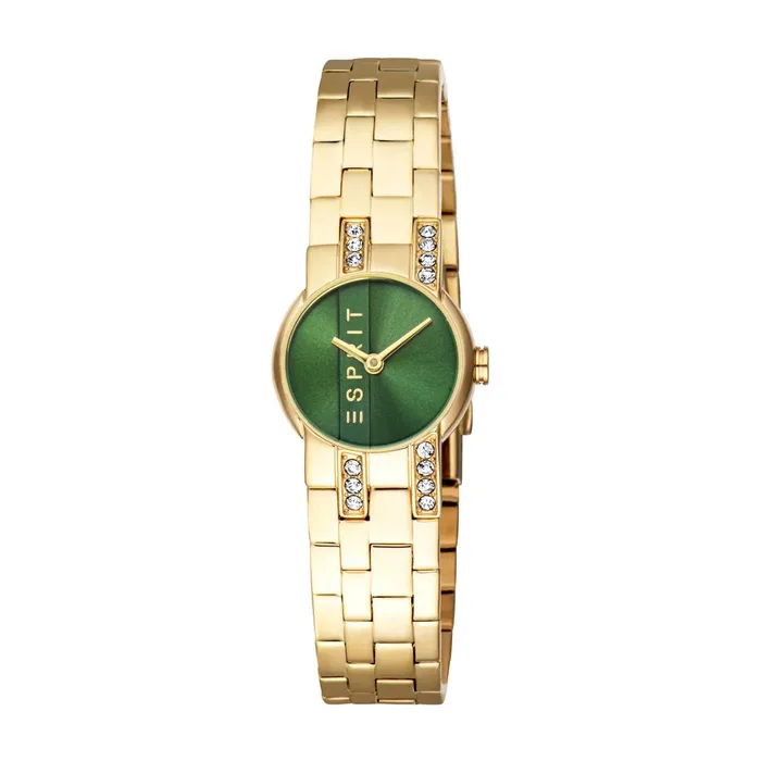 Esprit Ladies Dark Green Dial Stainless Steel Gold plated Watch Esprit Bracelets Esprit Ladies Dark Green Dial Stainless Steel Gold plated Watch Esprit Bracelets
