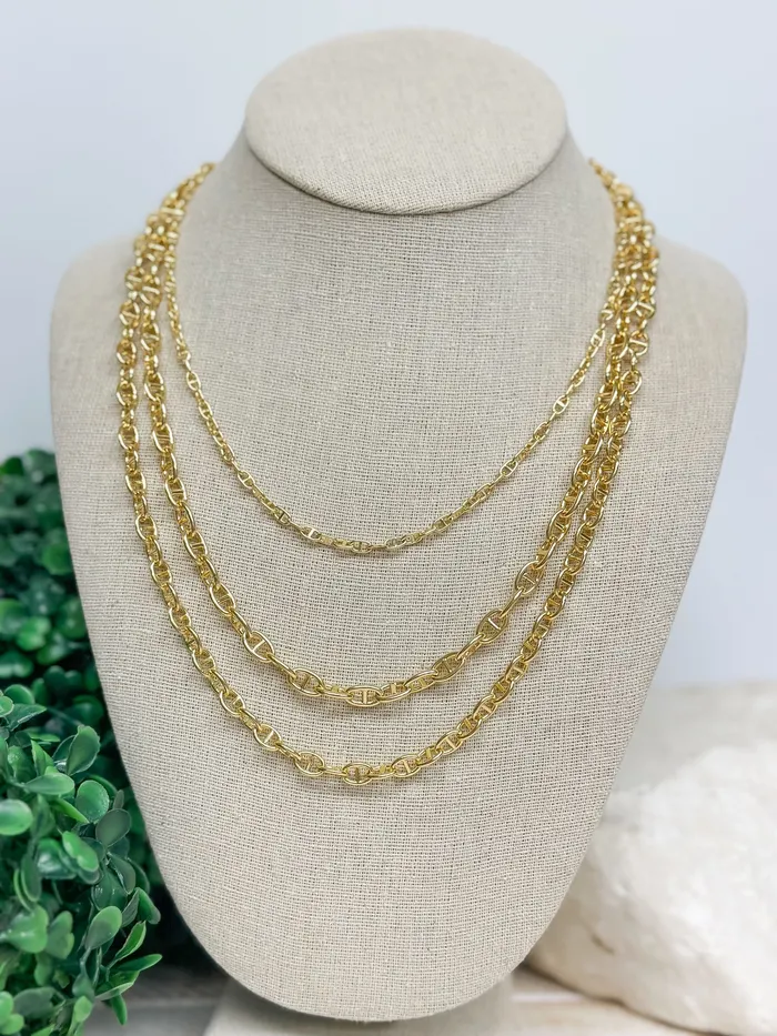 Necklaces BB Lila Bestie Best Necklace Gold by BB Lila