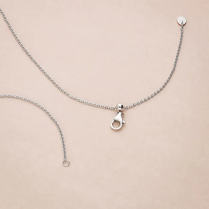 Necklaces BERRICLE Adjustable Slider Chain Necklace in Sterling Silver 2 Piece