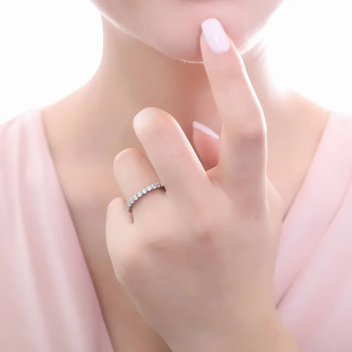 Rings 3Stone 125ct CZ Ring Set in Sterling Silver BERRICLE