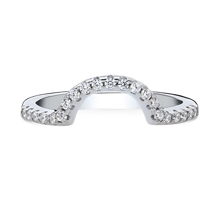 Rings Dome CZ Eternity Ring in Sterling Silver BERRICLE