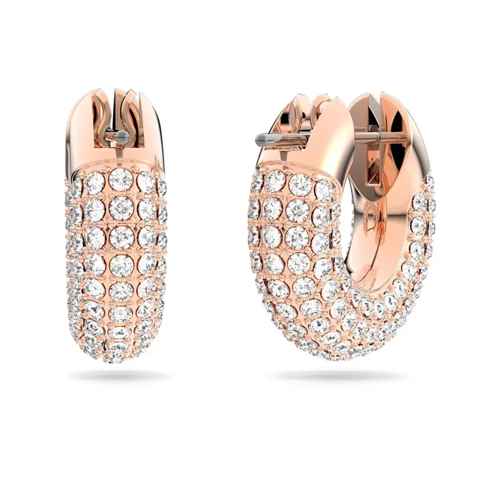 Swarovski Swarovski Dextera Hoop Earrings Pave White Rosegold tone plated Earrings Swarovski Swarovski Dextera Hoop Earrings Pave White Rosegold tone plated Earrings