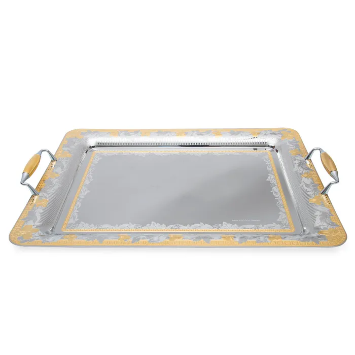 Tresors PreStyled Sets Tresors Sherry Gold Rectangular Tray