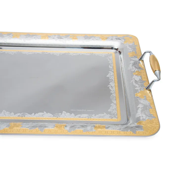 Tresors PreStyled Sets Tresors Sherry Gold Rectangular Tray Tresors PreStyled Sets Tresors Sherry Gold Rectangular Tray