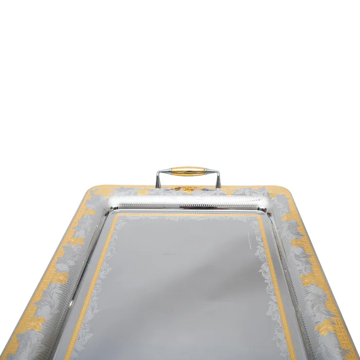 Tresors PreStyled Sets Tresors Sherry Gold Rectangular Tray Tresors PreStyled Sets Tresors Sherry Gold Rectangular Tray