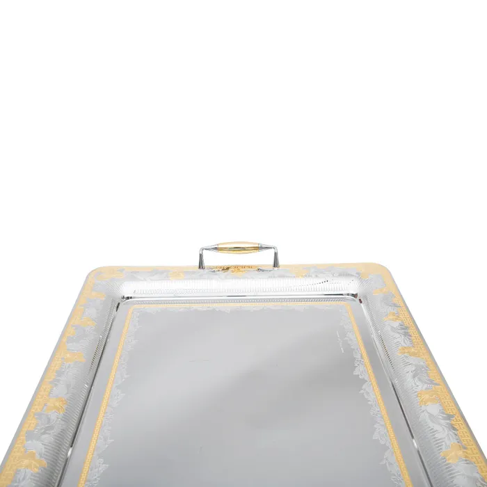 Tresors PreStyled Sets Tresors Sherry Gold Rectangular Tray Tresors PreStyled Sets Tresors Sherry Gold Rectangular Tray