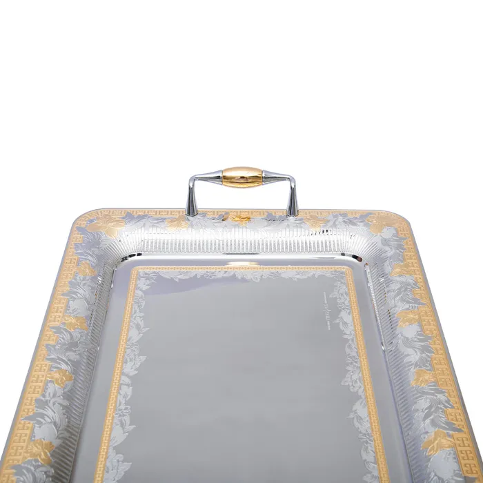 Tresors PreStyled Sets Tresors Sherry Gold Rectangular Tray Tresors PreStyled Sets Tresors Sherry Gold Rectangular Tray