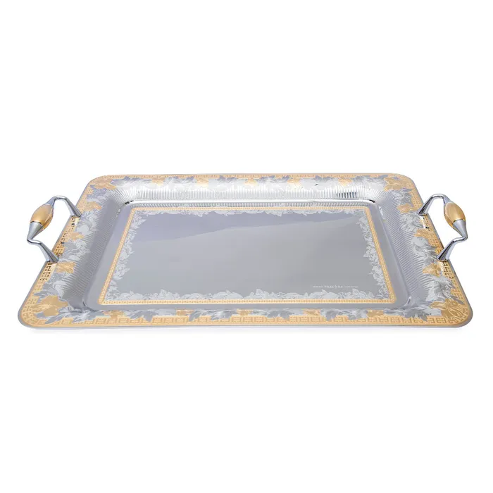 Tresors PreStyled Sets Tresors Sherry Gold Rectangular Tray Tresors PreStyled Sets Tresors Sherry Gold Rectangular Tray