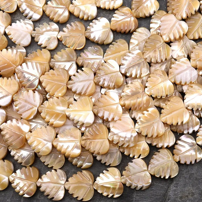 AAA Iridescent Hand Carved Natural Brown Mother of Pearl Beads Heart Palm Leaf Shape 155 Strand Intrinsic Trading Necklaces AAA Iridescent Hand Carved Natural Brown Mother of Pearl Beads Heart Palm Leaf Shape 155 Strand Intrinsic Trading Necklaces