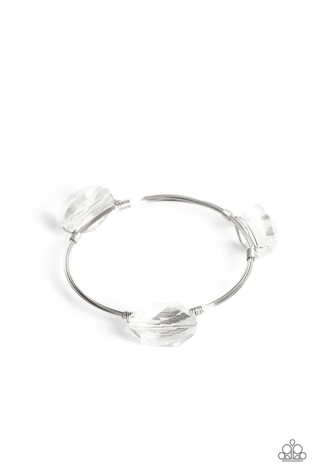 All Eyes On U Jewelry Paparazzi Accessories Bracelets Galactic Getaway White Paparazzi Bracelet All Eyes On U Jewelry Paparazzi Accessories Bracelets Galactic Getaway White Paparazzi Bracelet