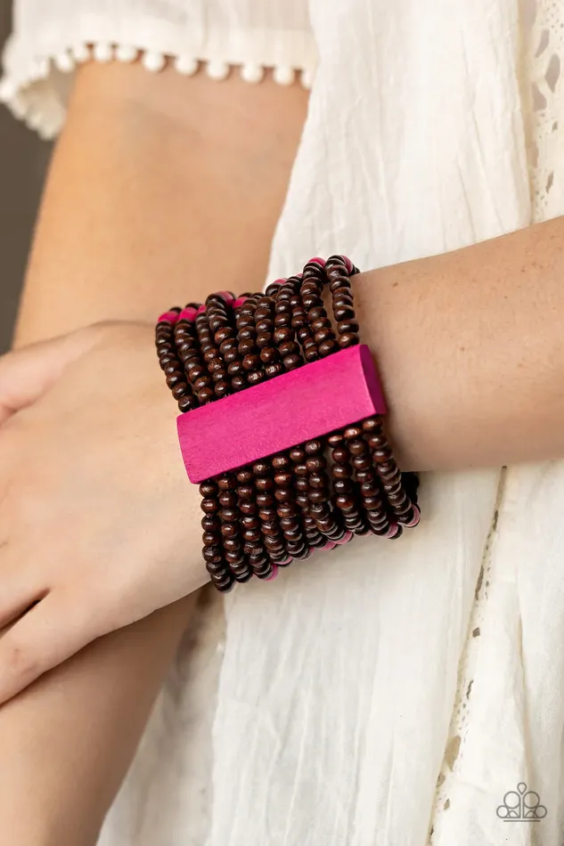 All Eyes On U Jewelry Paparazzi Accessories Bracelets Tropical Trendsetter Pink Paparazzi Bracelet All Eyes On U Jewelry Paparazzi Accessories Bracelets Tropical Trendsetter Pink Paparazzi Bracelet