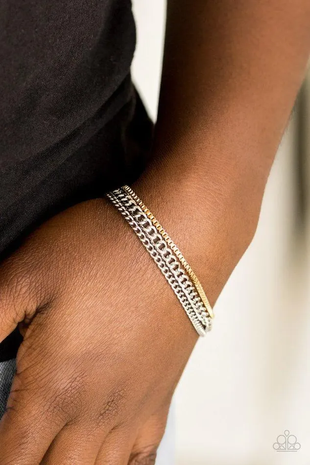 All Eyes On U Jewelry Paparazzi Accessories Industrial Icon Silver Paparazzi Bracelet Bracelets