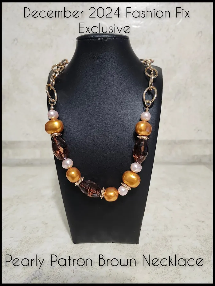 All Eyes On U Jewelry Paparazzi Accessories Necklaces Pearly Patron Brown Paparazzi Necklace All Eyes On U Jewelry Paparazzi Accessories Necklaces Pearly Patron Brown Paparazzi Necklace