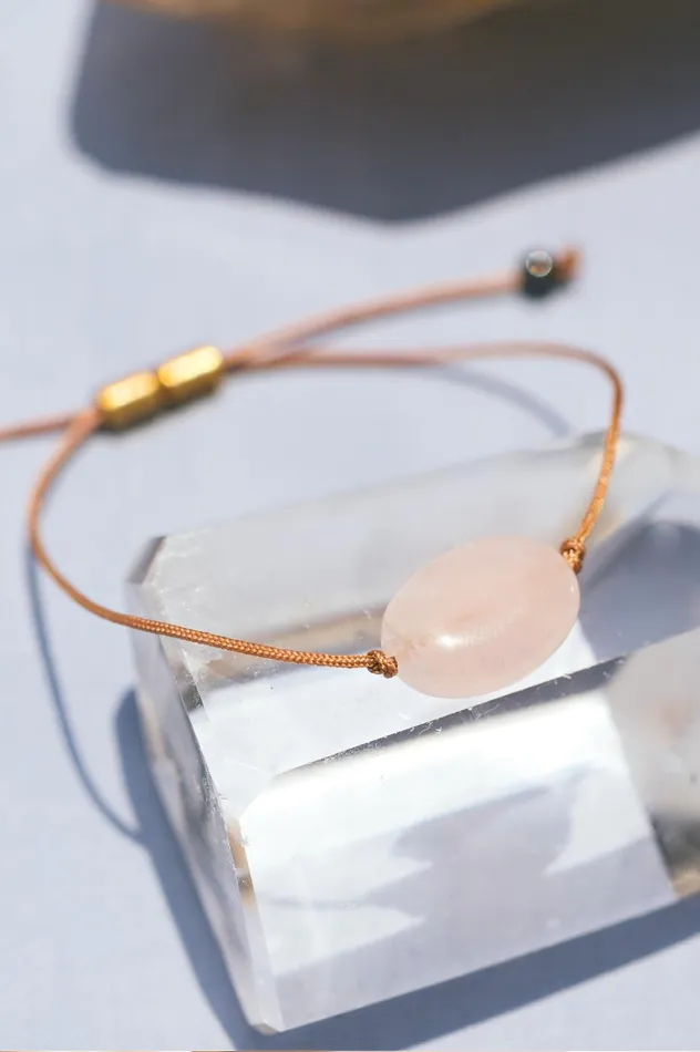 Bracelets SoulKu Rose Quartz All One Bracelet for Love