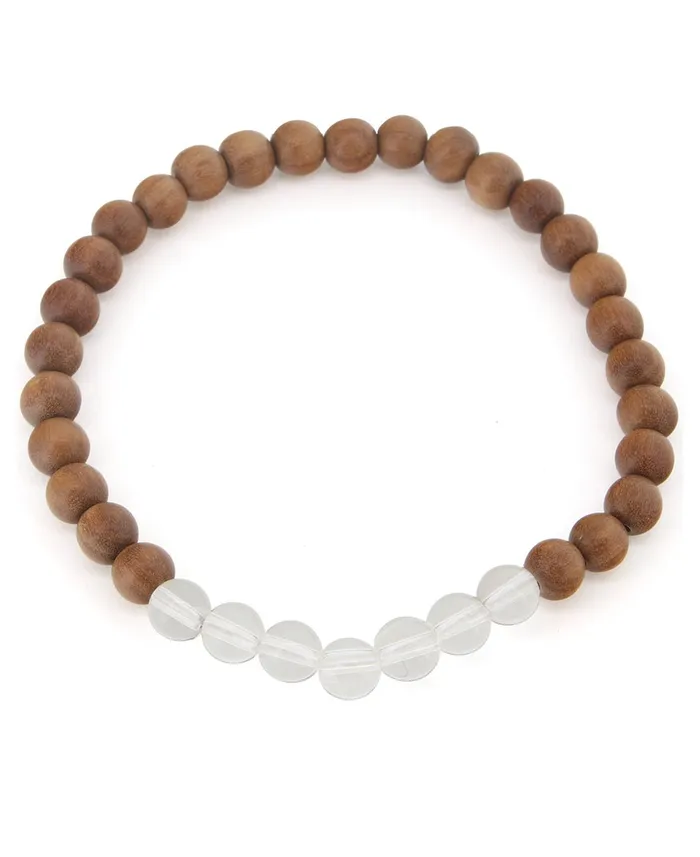 Buddha Groove Bracelets Gemstone and Sandalwood Mala Beaded Bracelet