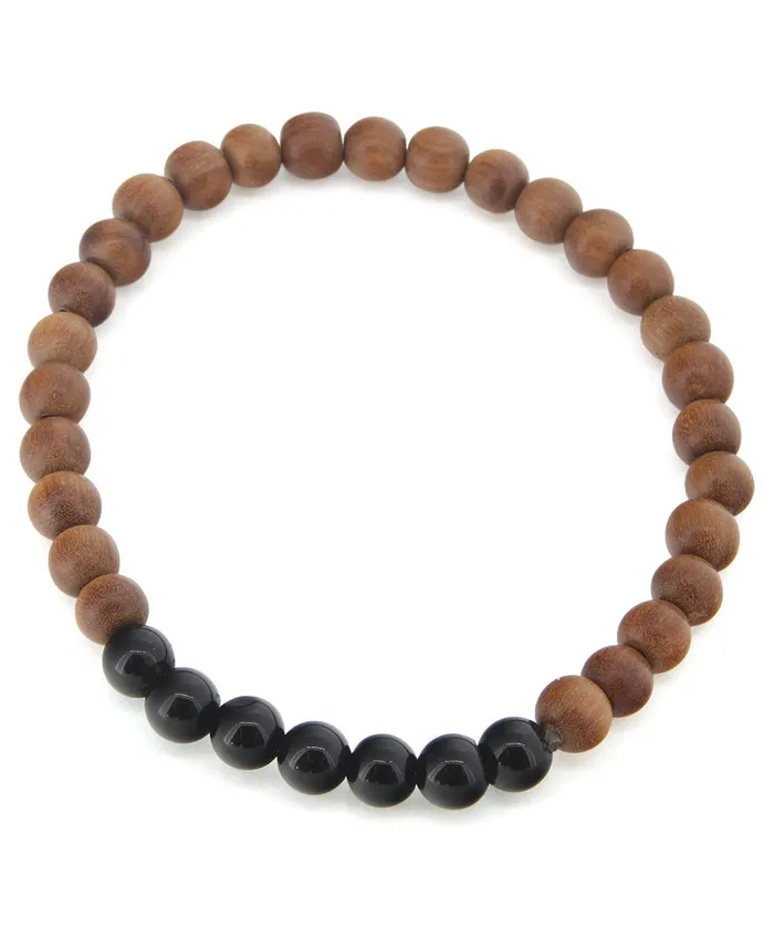 Buddha Groove Bracelets Gemstone and Sandalwood Mala Beaded Bracelet