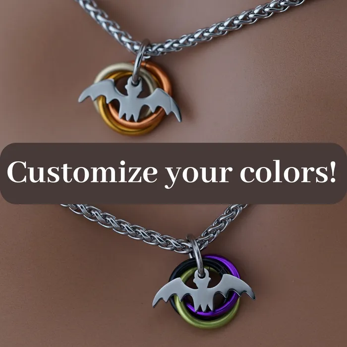 Captive Collars Rings Bat O Ring Wheat Chain