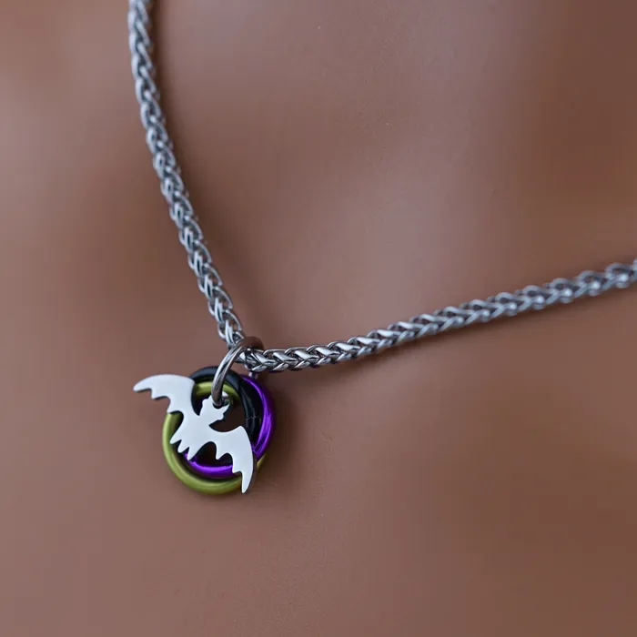 Captive Collars Rings Bat O Ring Wheat Chain