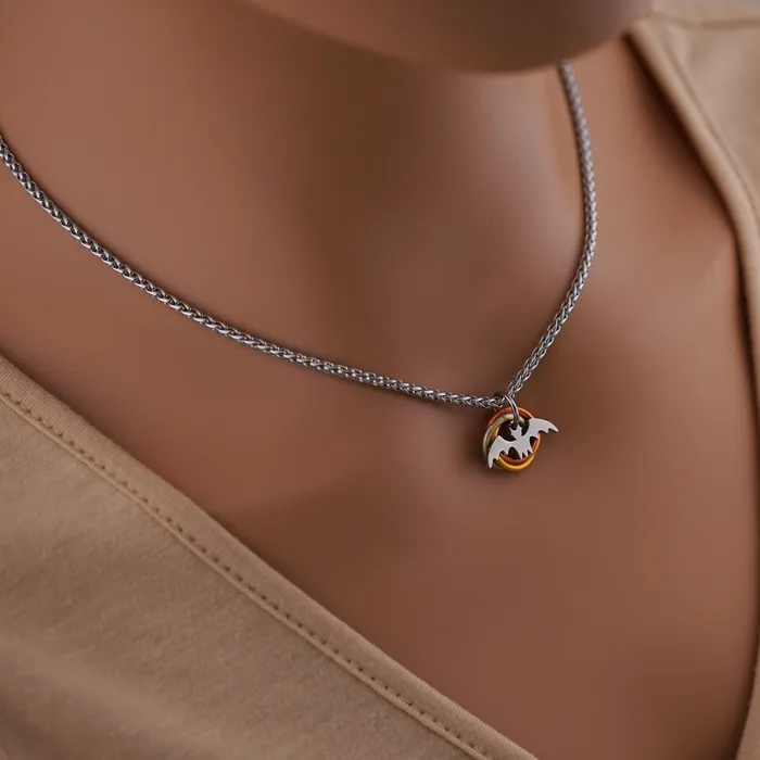 Captive Collars Rings Bat O Ring Wheat Chain