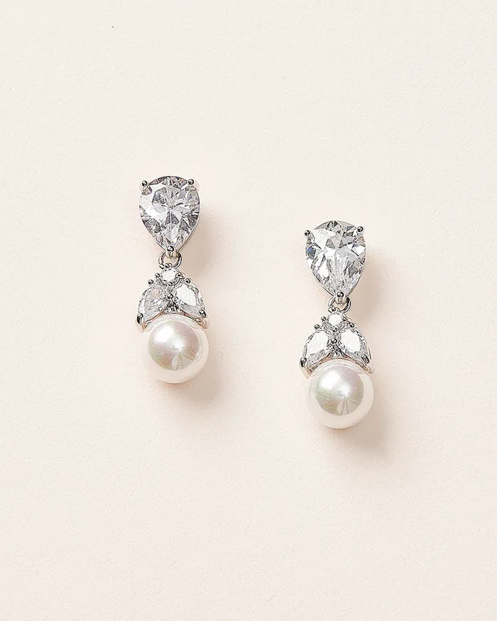 Earrings Dareth Colburn Natalie Pearl Drop Earrings