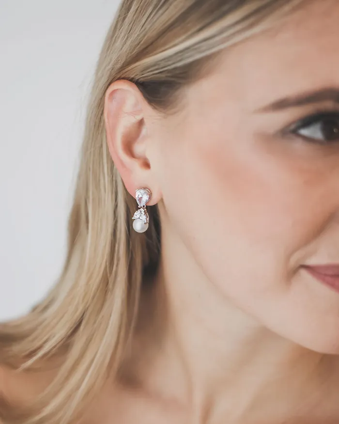 Earrings Dareth Colburn Natalie Pearl Drop Earrings
