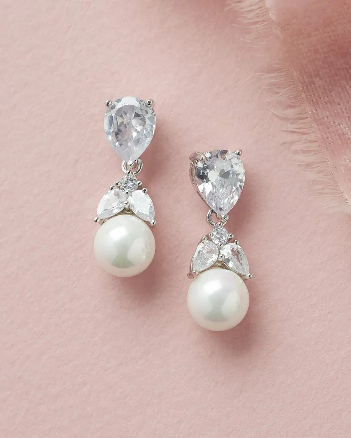 Earrings Dareth Colburn Natalie Pearl Drop Earrings