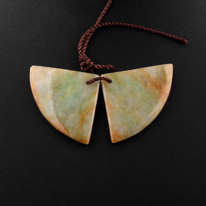 Earrings Intrinsic Trading Natural Real Genuine Yellow Burma Jade Fan Triangle Earring Pair Drilled Gemstone Matched Beads Earrings Intrinsic Trading Natural Real Genuine Yellow Burma Jade Fan Triangle Earring Pair Drilled Gemstone Matched Beads