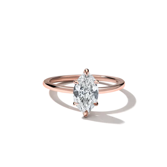 ILA Rings Solitaire Diamond Engagement Ring