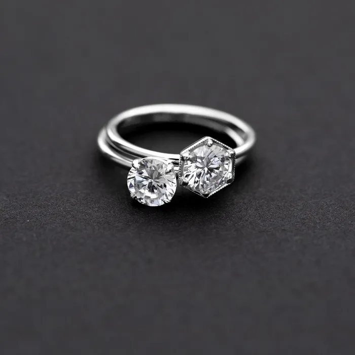 ILA Rings Solitaire Diamond Engagement Ring