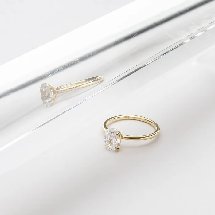 ILA Rings Solitaire Diamond Engagement Ring