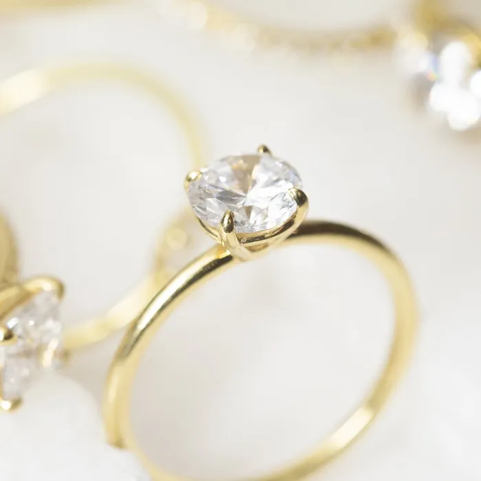 ILA Rings Solitaire Diamond Engagement Ring