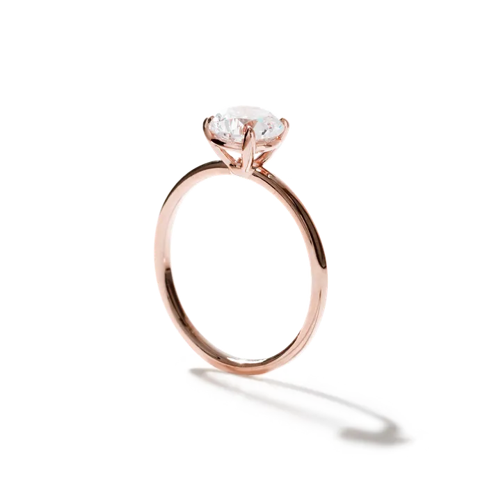 ILA Rings Solitaire Diamond Engagement Ring