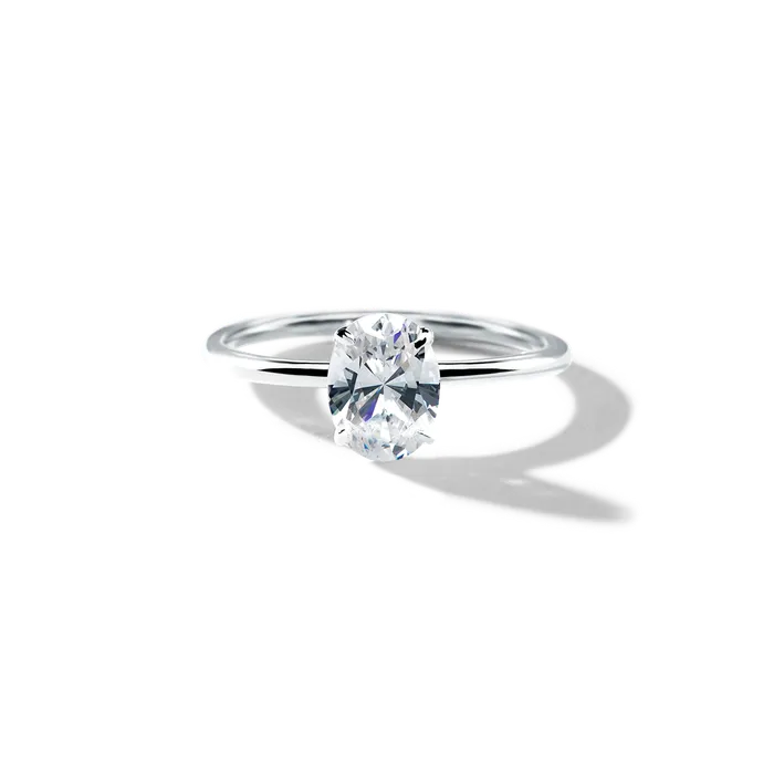 ILA Rings Solitaire Diamond Engagement Ring