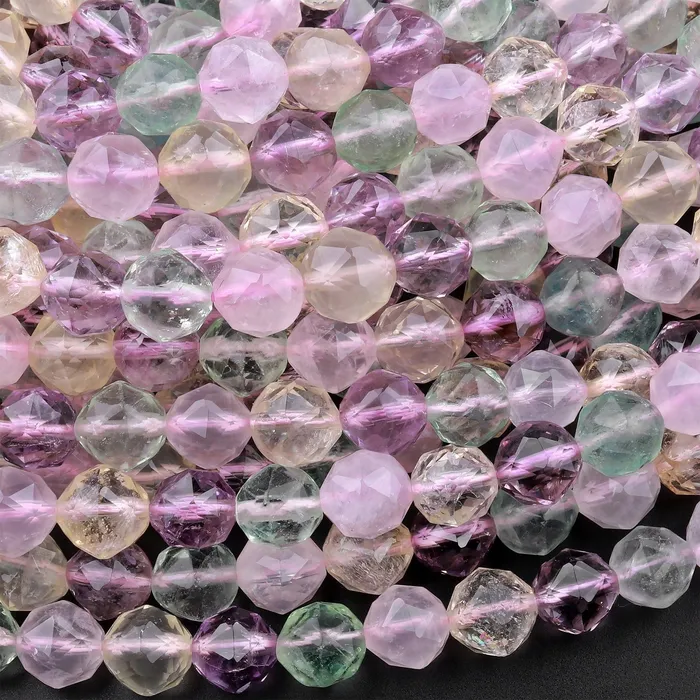 Intrinsic Trading Earrings Natural Amethyst Rose Quartz Citrine Fluorite Double Hearted Star Cut Faceted 8mm Rounded Beads 155 Strand Intrinsic Trading Earrings Natural Amethyst Rose Quartz Citrine Fluorite Double Hearted Star Cut Faceted 8mm Rounded Beads 155 Strand