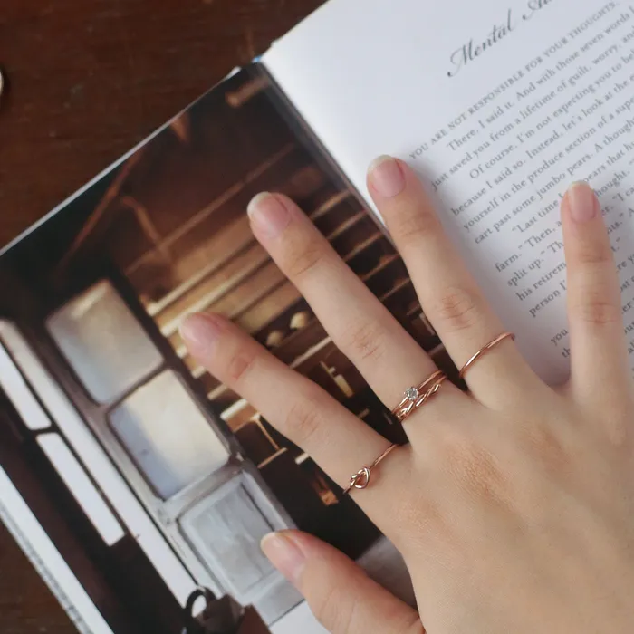 Knotted Thread Ring LOULOUROSE Rings