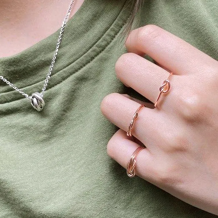 Knotted Thread Ring LOULOUROSE Rings
