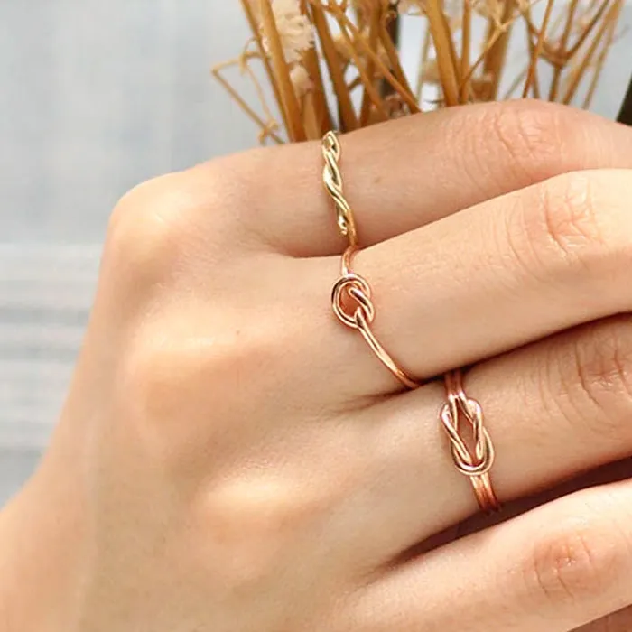 Knotted Thread Ring LOULOUROSE Rings