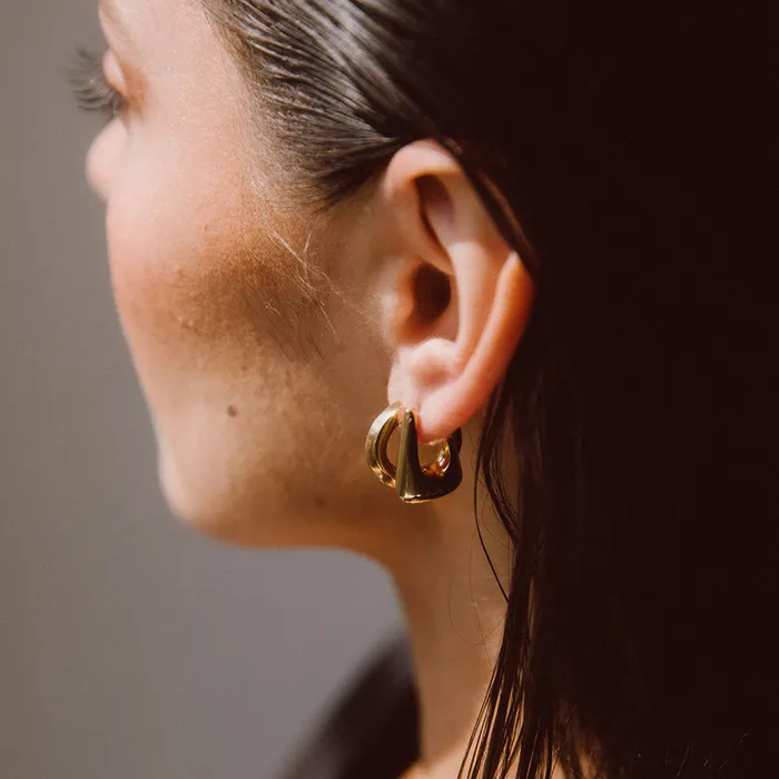 Mini Mezi Boxed Hoop Earrings SOKO Earrings