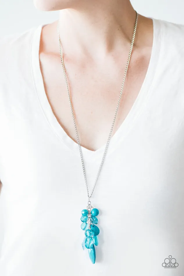 Necklaces All Eyes On U Jewelry Paparazzi Accessories Keepin It Colorful Blue Paparazzi Necklace