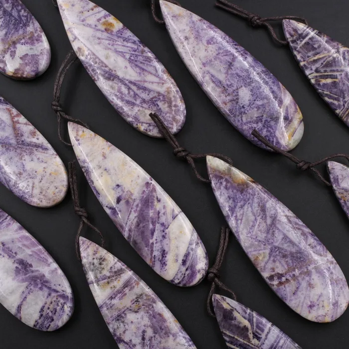 Necklaces Intrinsic Trading Natural Petrified Purple Fluorite Pendant Drilled Teardrop Natural Stone Pendant Side Drilled Long Multi Color Purple White Stone Necklaces Intrinsic Trading Natural Petrified Purple Fluorite Pendant Drilled Teardrop Natural Stone Pendant Side Drilled Long Multi Color Purple White Stone