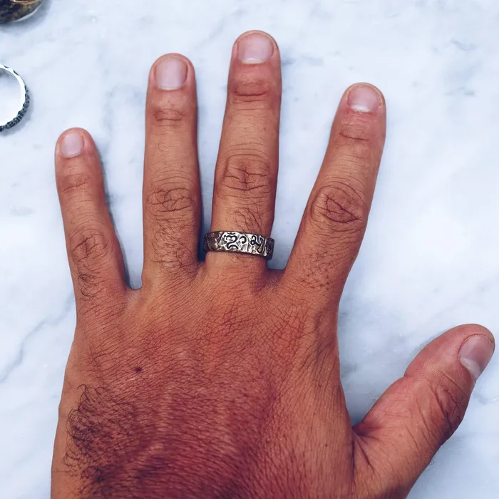 RAW BALINESE RING 925 STERLING SILVER Jess Zabala Jewelry Rings